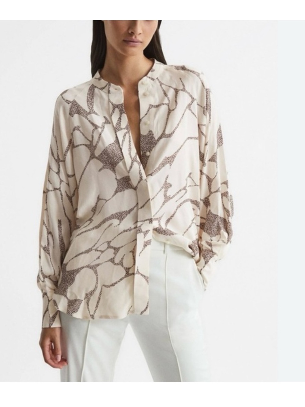 Reiss Harri Abstract Leopard Top